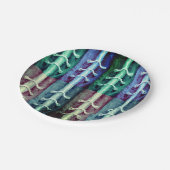 工業用ミニマリズム色抽象デザイン ペーパープレート (アングル)