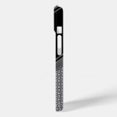 工業用メタルとブラック Case-Mate iPhoneケース (裏面 / 左)