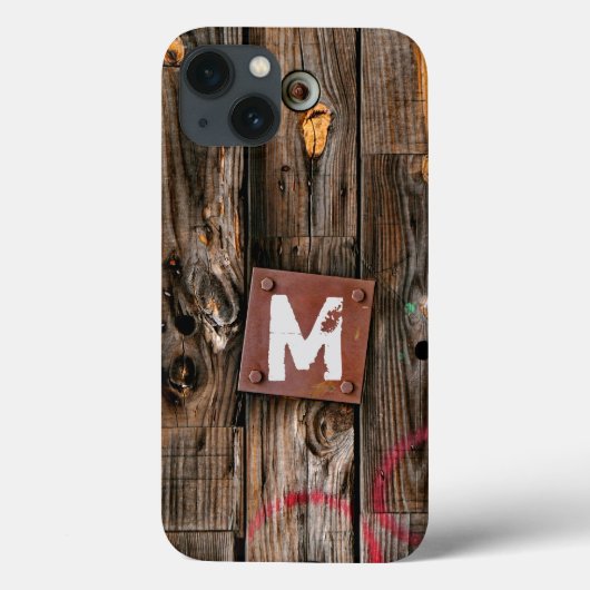 工業用モノグラムの木素朴模様 Case-Mate iPhoneケース (裏面)