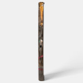 工業用モノグラムの木素朴模様 SAMSUNG GALAXYケース (左側面)