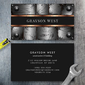 工業用リベット付き金属および銅 名刺