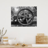 工業用写真 – 油ポンプ式ジャッキ低減ギア ポスター (キッチン)