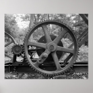 工業用写真 – 油ポンプ式ジャッキ低減ギア ポスター