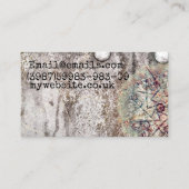 工業用原稿風化石 名刺 (裏面)