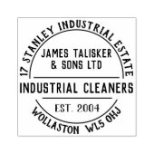 工業用洗浄剤ゴム印 ラバースタンプ (インプリント)