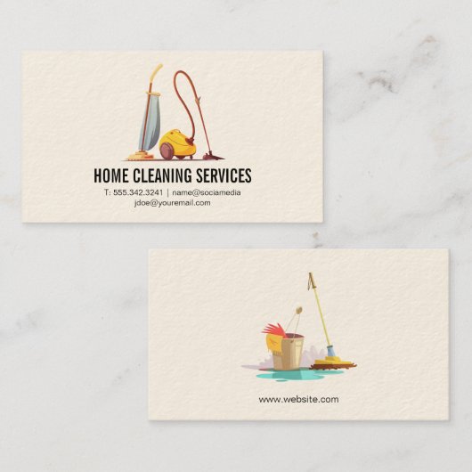 工業用洗浄 名刺 (正面/裏面)