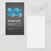 工業用清掃アイコン | 商用 名刺 (正面/裏面)