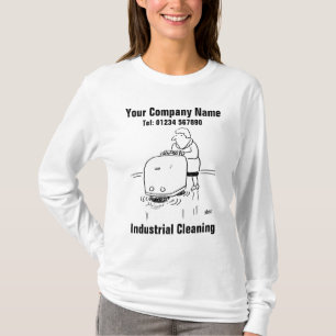 工業用清掃又は商業用清掃 Tシャツ