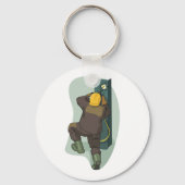 工業用溶接機の溶接金属プレート キーホルダー (裏面)