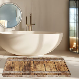 工業用素朴木材ワインバレル バスマット