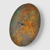 工業用素朴錆びた銅インスパイア芸術 ラージ壁時計 (傾斜)