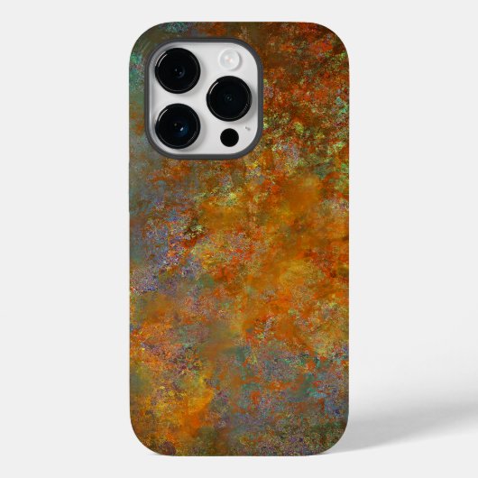 工業用素朴錆びた銅インスパイア芸術 Case-Mate iPhoneケース (裏面)