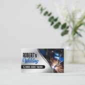 工業用金属加工業者溶接業者 名刺 (スタンド正面)