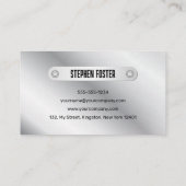 工業用金属加工業者溶接業者 名刺 (裏面)