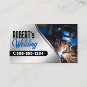 工業用金属加工業者溶接業者 名刺 (正面)