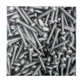 工業用銀ユニークねじ工具ガレージパター タイル (正面)