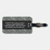 工業用錆び金属ダイヤモンドメッキ男らしング ラゲッジタグ (裏面横)