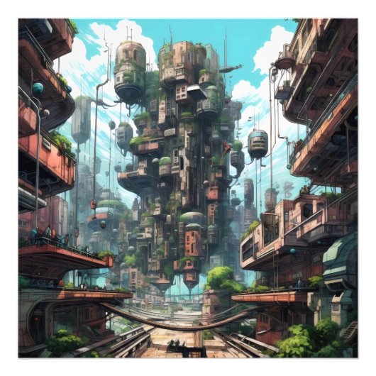 工業都市科学小説 フォトプリント            (正面)