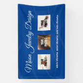 工芸エレガントやメーカー向けベンダーのブースバナー 横断幕 (縦)