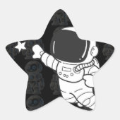 工芸品およびパーティー用品>ギフト包装用品> 星シール (正面)