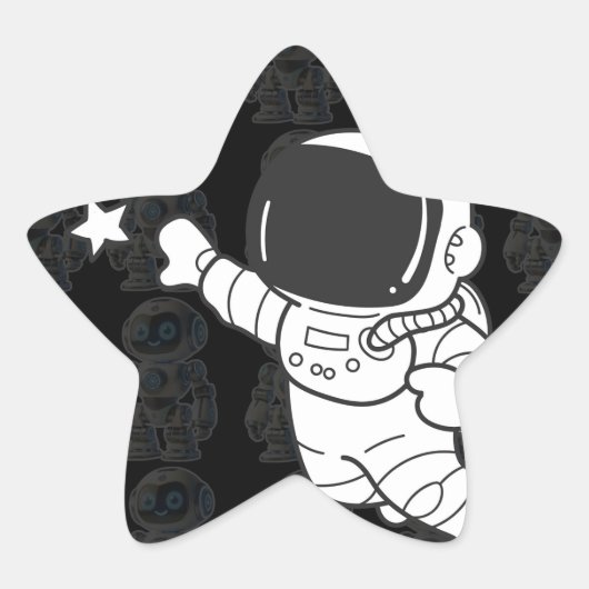 工芸品およびパーティー用品>ギフト包装用品> 星シール (正面)