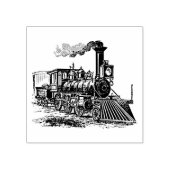 工芸品とスクラップブック作りヴィンテージ列車エッチングアート ラバースタンプ (インプリント)