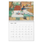 工芸品アートカレンダー カレンダー (3月 2027)