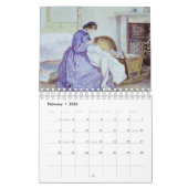 工芸品アートカレンダー カレンダー (2月 2026)