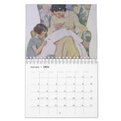 工芸品アートカレンダー カレンダー (1月 2026)