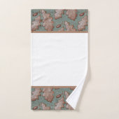 工芸品オークリーフバスタオオルセット バスタオルセット (ハンドタオル)