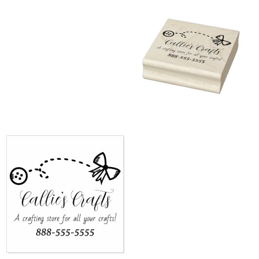 工芸品店ウッドアートスタンプ ラバースタンプ (押印)