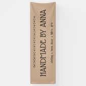 工芸品見本市手作りメーカー販売ブース 横断幕 (縦)