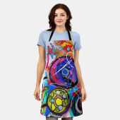 工芸品 エプロン (着用した状態)