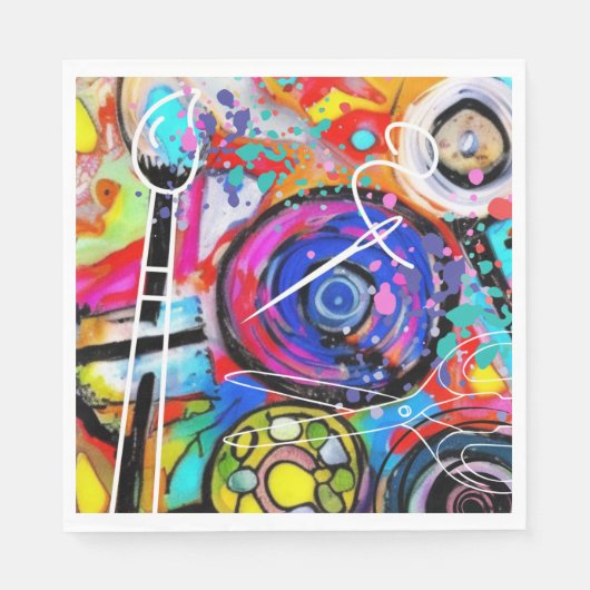 工芸品 スタンダードランチョンナプキン (正面)