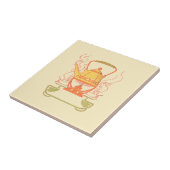 工芸品、職人またはミッションコーヒーポット タイル (側面)