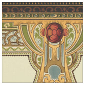 工芸品、職人、ミッションスタイルバラ ファブリック (クローズアップ)