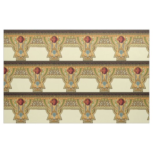 工芸品、職人、ミッションスタイルバラ ファブリック (ファットクウォーター)