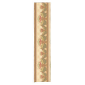 工芸品、職人、ミッションスタイル花 ショートテーブルランナー (正面)