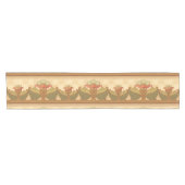 工芸品、職人、ミッションスタイル花 ショートテーブルランナー (横)