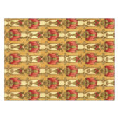 工芸品、職人、ミッションスタイル花 テーブルクロス (正面(横))