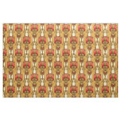 工芸品、職人、ミッションスタイル花 ファブリック (ファットクウォーター)