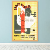 工芸学校 キャンバスプリント (インサイチュ (ウッドフロア))