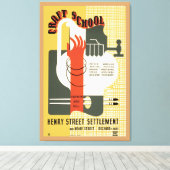 工芸学校 キャンバスプリント (インサイチュ (ウッドフロア))