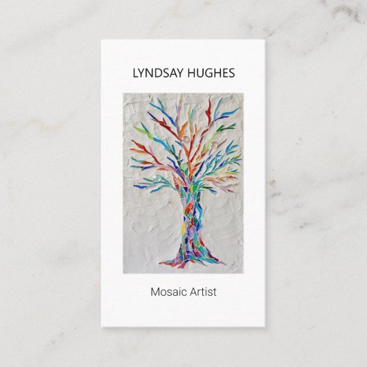 工芸家アーティストビジネス 名刺 (正面)