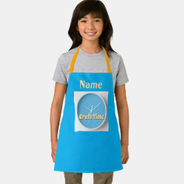 工芸時間のパーソナライズ エプロン