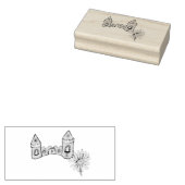 工芸木製アートスタンプアート及びデザインスタイル ラバースタンプ (押印)