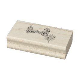 工芸木製アートスタンプアート及びデザインスタイル ラバースタンプ