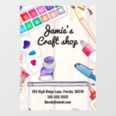 工芸絵を描工房 ウィンドウサイン (シート)