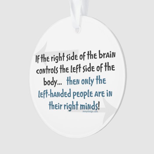 左ききの人々 オーナメント (正面)
