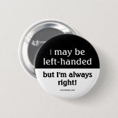 左ききの人々 缶バッジ (正面&裏面)